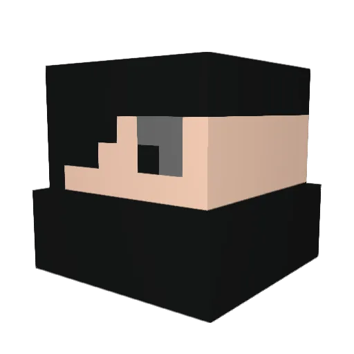 York_xp Minecraft avatar head, 3D render