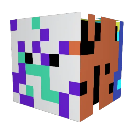 Yorki2357 Minecraft avatar head, 3D render
