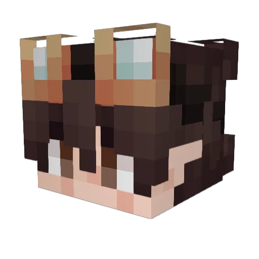 Yorsy Minecraft avatar head, 3D render