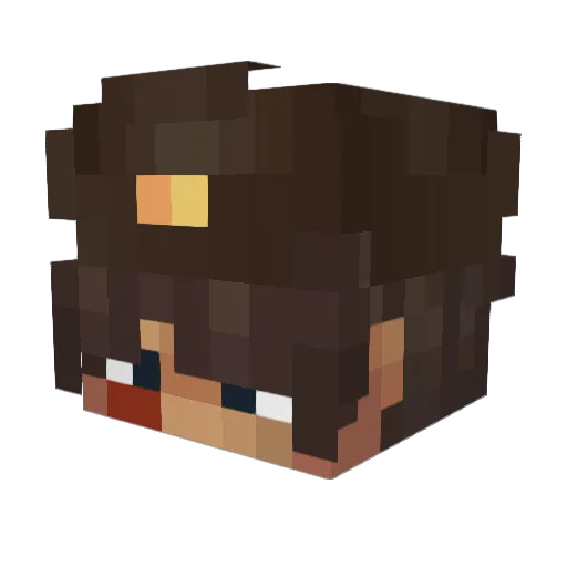 Minecraft-Avatar von YoruKakei: Kopf als 3D-Render