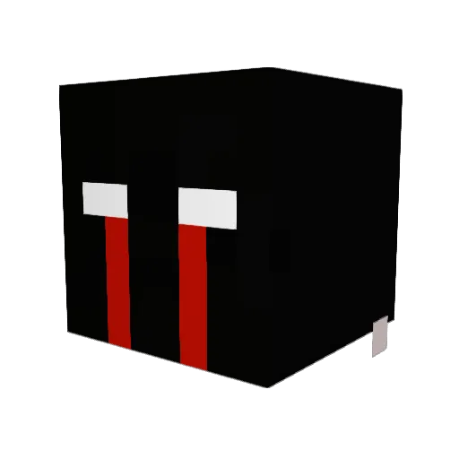 YoruSteel Minecraft avatar head, 3D render