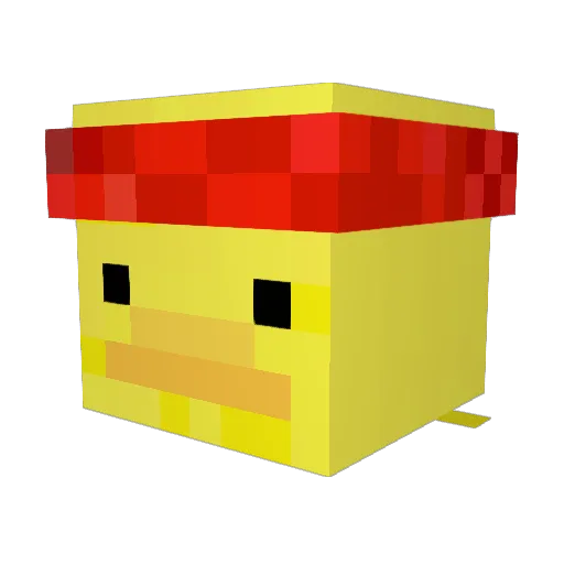 Yoruke_ Minecraft avatar head, 3D render