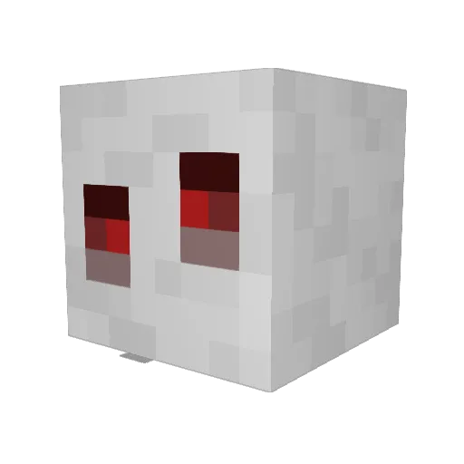 Yoshe4 Minecraft avatar head, 3D render
