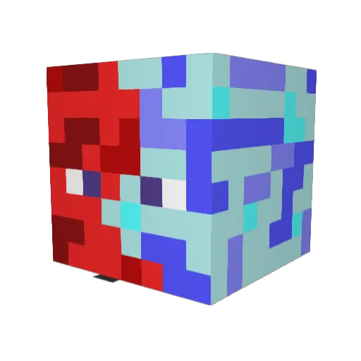 Yoshi181013 Minecraft avatar head, 3D render