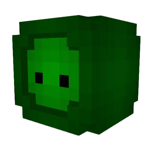 Yoshi4554 Minecraft avatar head, 3D render