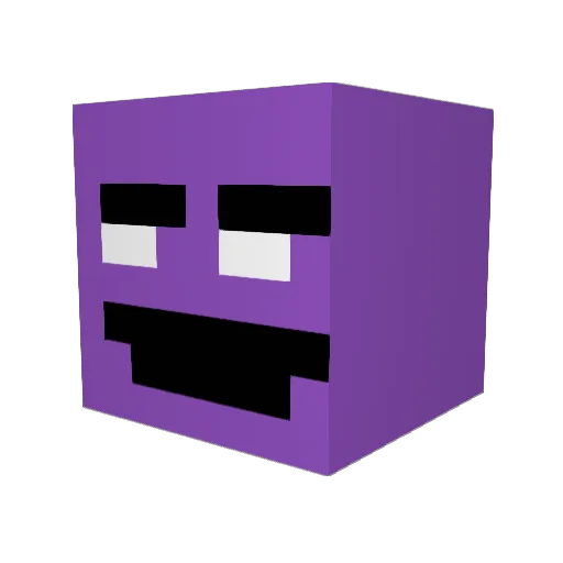 YoshiAfton Minecraft avatar head, 3D render