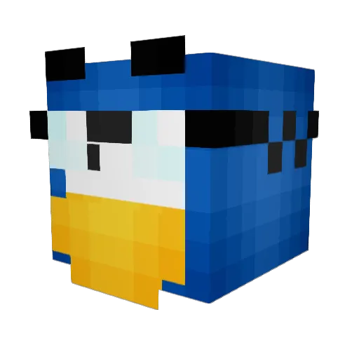 YoshiFan13 Minecraft avatar head, 3D render