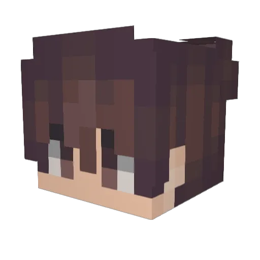 YoshiG4Ming Minecraft avatar head, 3D render