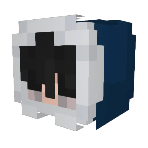 YoshiG59 Minecraft avatar head, 3D render