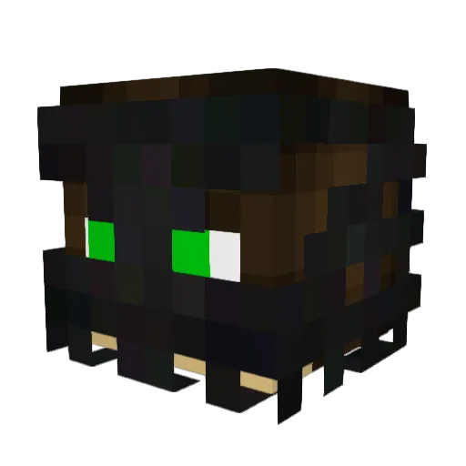 YoshiGamerH Minecraft avatar head, 3D render