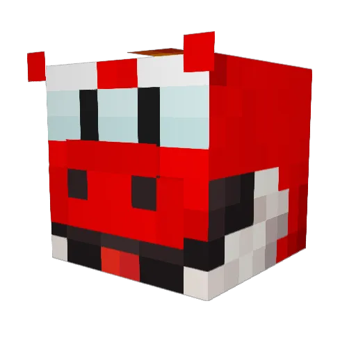 YoshiGang Minecraft avatar head, 3D render