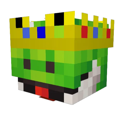 YoshiGordoP Minecraft avatar head, 3D render