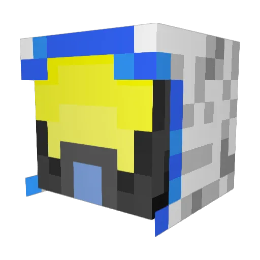 YoshiKrauser Minecraft avatar head, 3D render