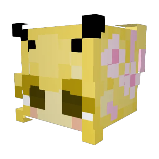 YoshiLover1063 Minecraft avatar head, 3D render