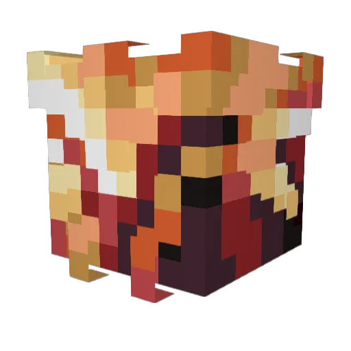 YoshiMegaBoss Minecraft avatar head, 3D render