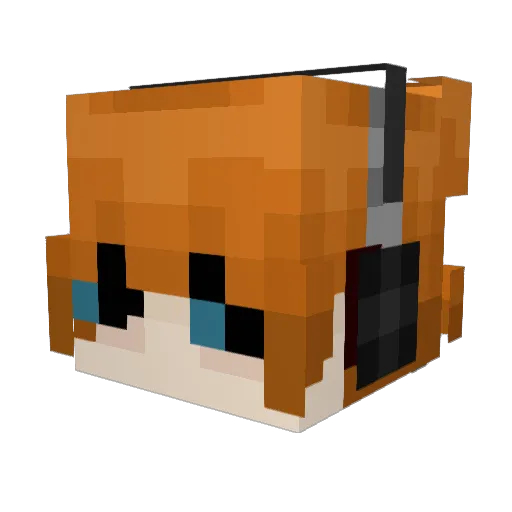 Yoshi_Lewis Minecraft avatar head, 3D render