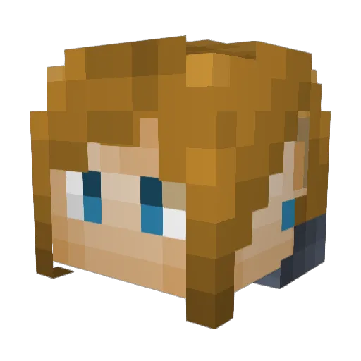 Yoshi_freak Minecraft avatar head, 3D render