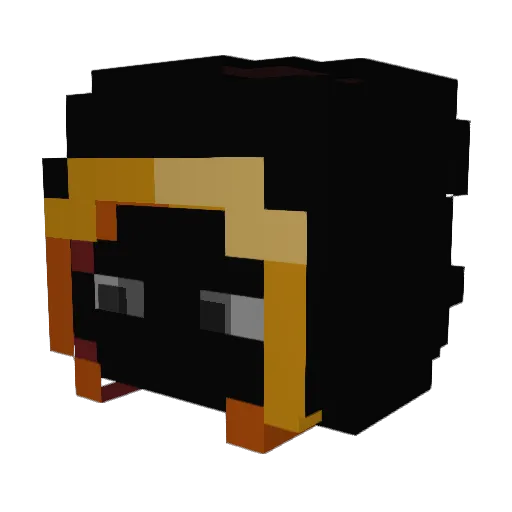 Yoshia2010 Minecraft avatar head, 3D render