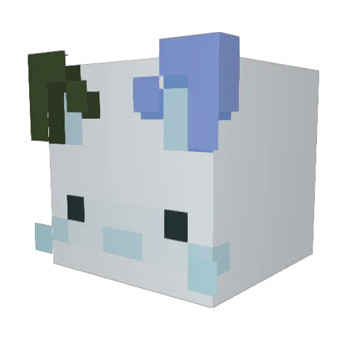 Yoshia2020 Minecraft avatar head, 3D render