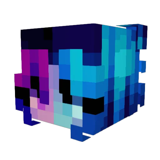 Yoshifan420 Minecraft avatar head, 3D render