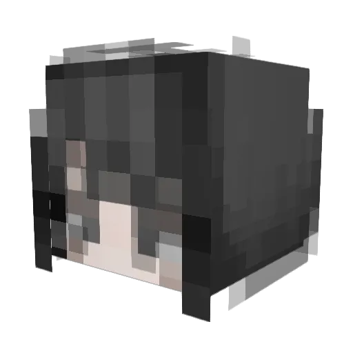 Yoshiro_115 Minecraft avatar head, 3D render