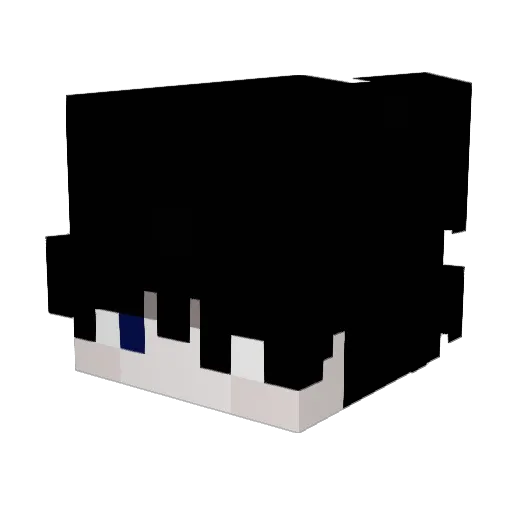 Yoshiro_xx Minecraft avatar head, 3D render