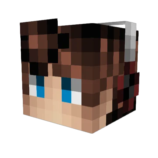 Yoshistar888 Minecraft avatar head, 3D render