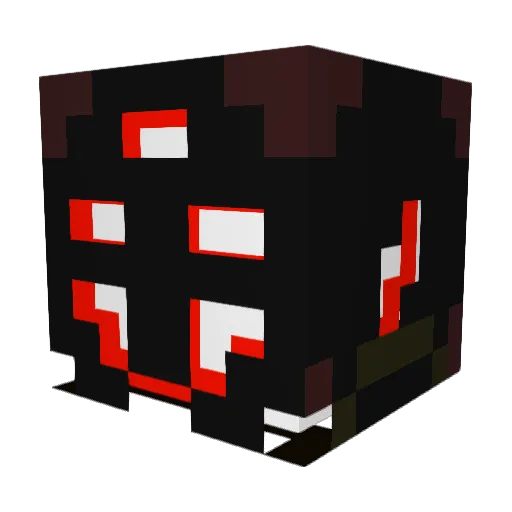 YosinTran Minecraft avatar head, 3D render