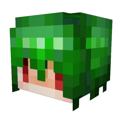 Yossy_Knight Minecraft avatar head, 3D render