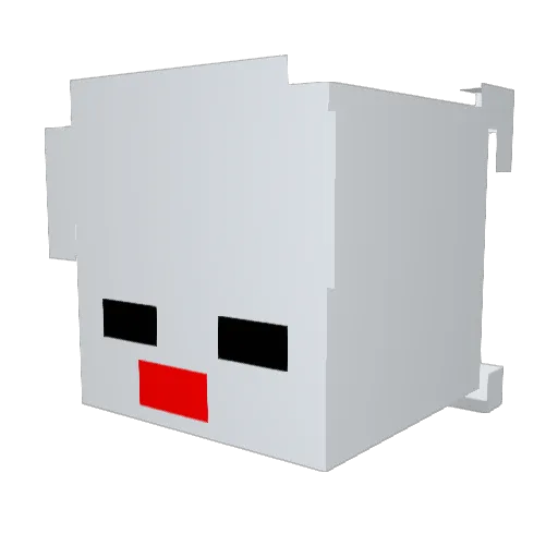YosubiXD Minecraft avatar head, 3D render