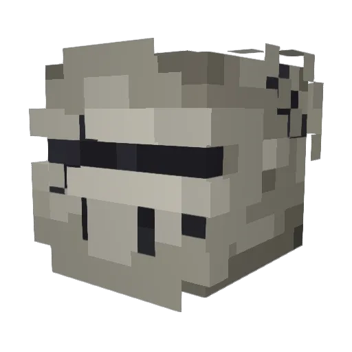 Yosue Minecraft avatar head, 3D render