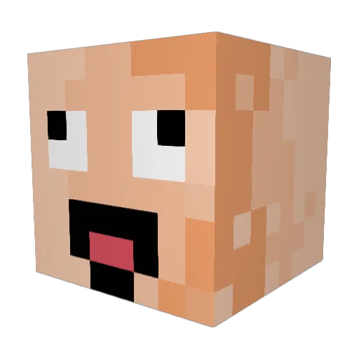 YotaBoy69 Minecraft avatar head, 3D render