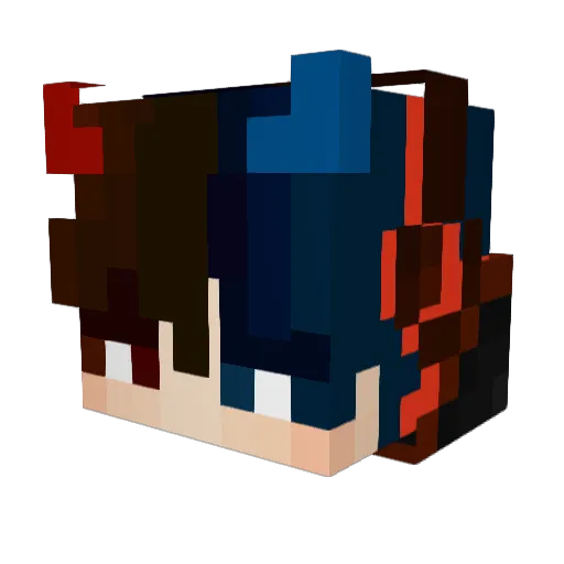 Yothegreat8792 Minecraft avatar head, 3D render