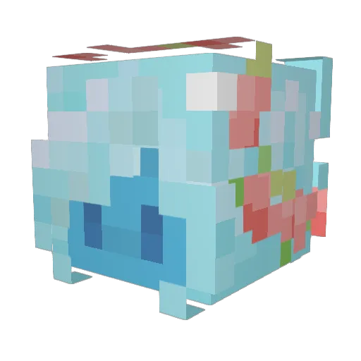 Yotsubabestqu1nt Minecraft avatar head, 3D render