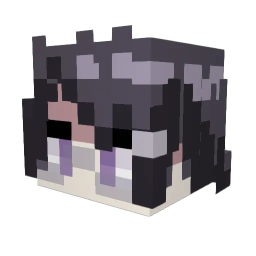 Yotsugi_kawa Minecraft avatar head, 3D render
