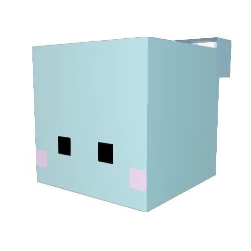 You103 Minecraft avatar head, 3D render