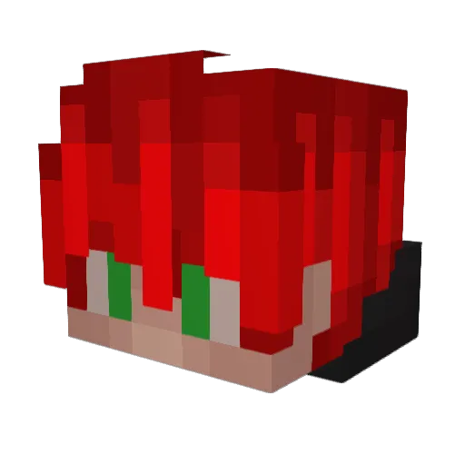 YouAreBlad Minecraft avatar head, 3D render