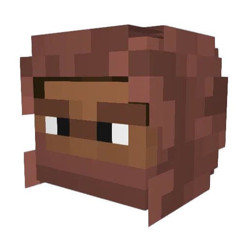YouAreDead1230 Minecraft avatar head, 3D render