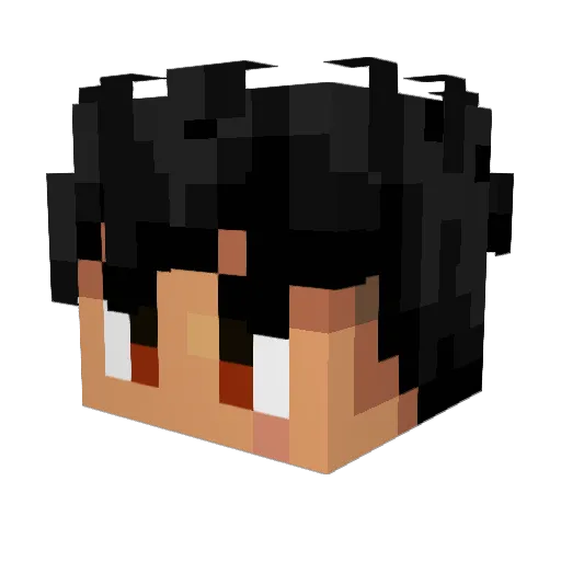 YouAreMyHigh Minecraft avatar head, 3D render