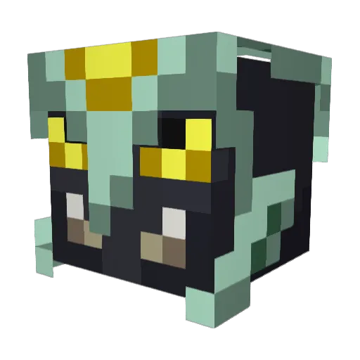YouAreRexist Minecraft avatar head, 3D render