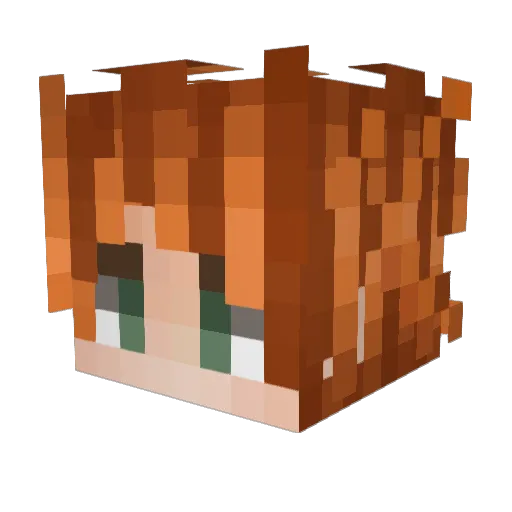 YouAreSoEz Minecraft avatar head, 3D render