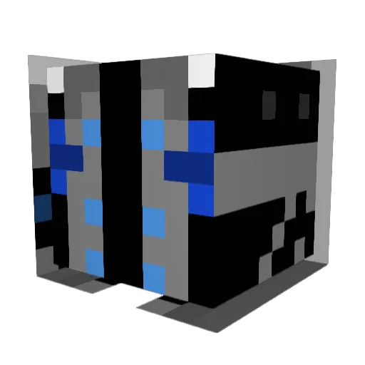 YouBetterEat Minecraft avatar head, 3D render