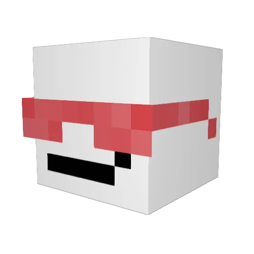 YouDONTKnow53 Minecraft avatar head, 3D render