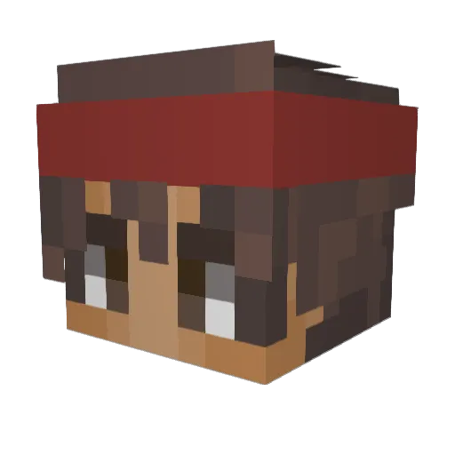 YouGotJinxed Minecraft avatar head, 3D render