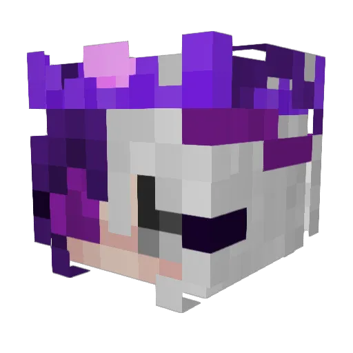 YouKnowWhere Minecraft avatar head, 3D render