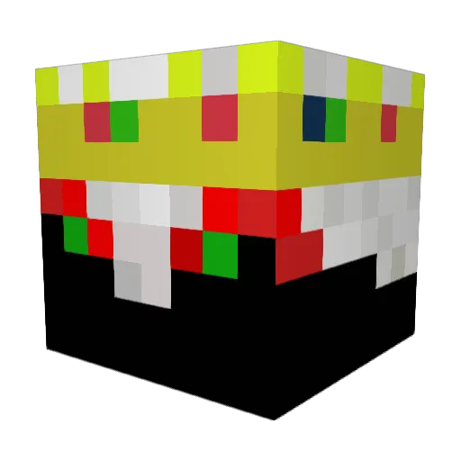 YouLickBalls Minecraft avatar head, 3D render