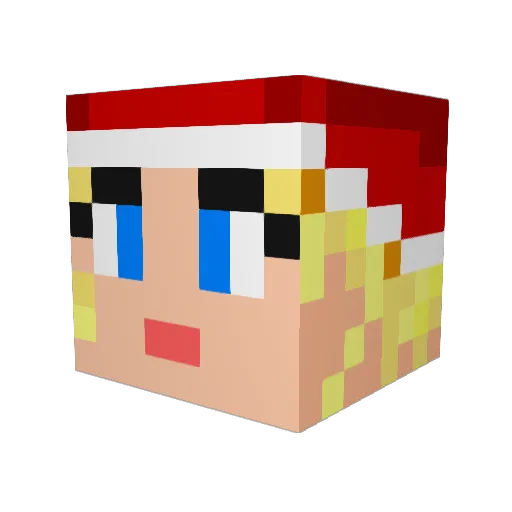 YouMqdBro Minecraft avatar head, 3D render