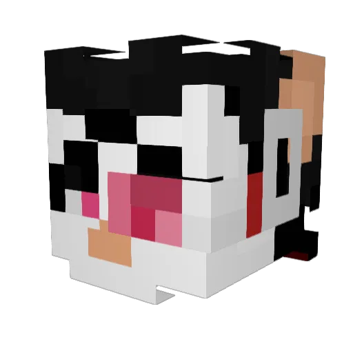YouNeedFurries Minecraft avatar head, 3D render