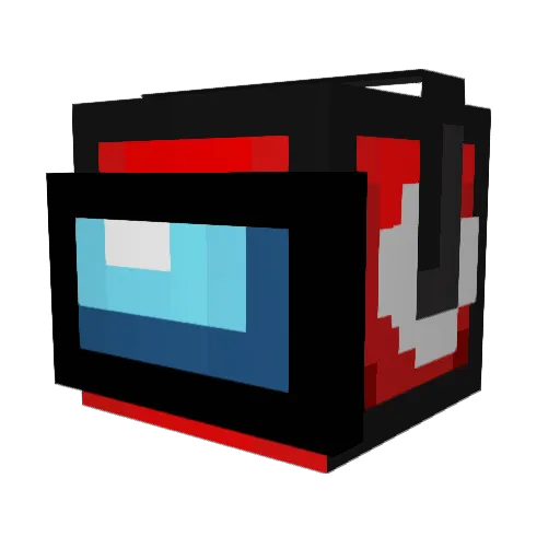 YouRKindaSus Minecraft avatar head, 3D render