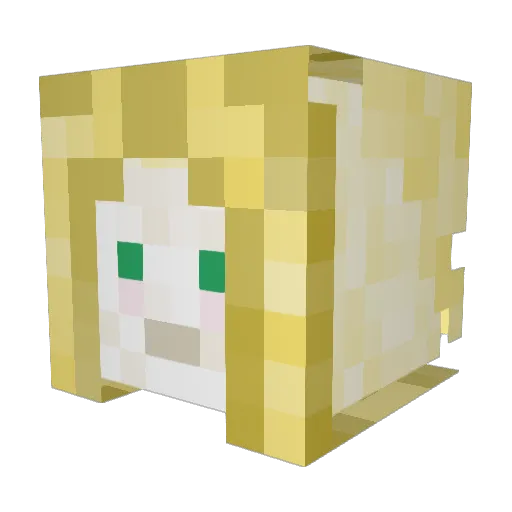 YouSeeMe139 Minecraft avatar head, 3D render